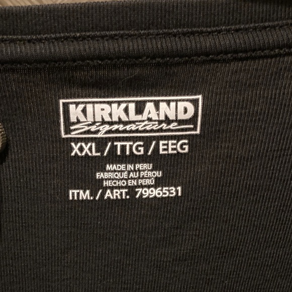 Kirkland Signature Black, White and green Vneck TShirts bundle - Picture 2 of 7